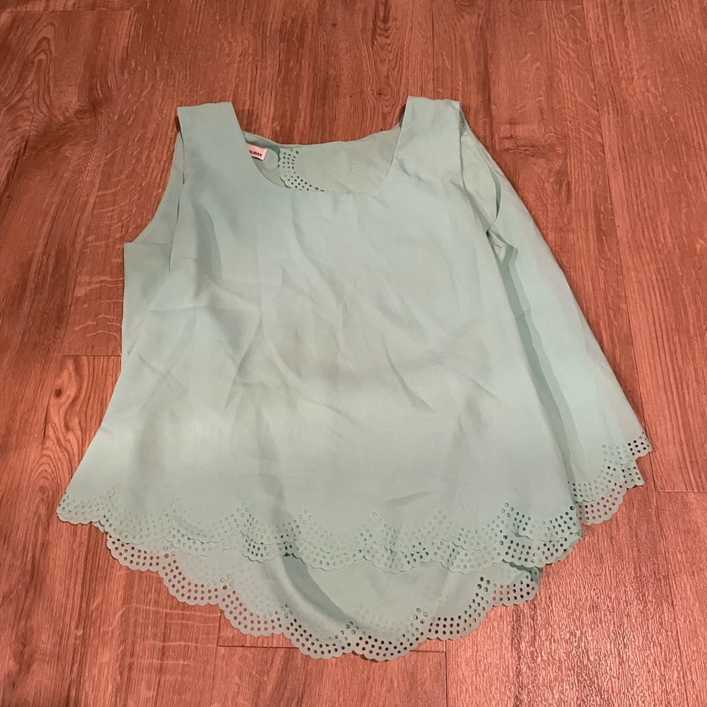 Aqua/Tiffany blue top